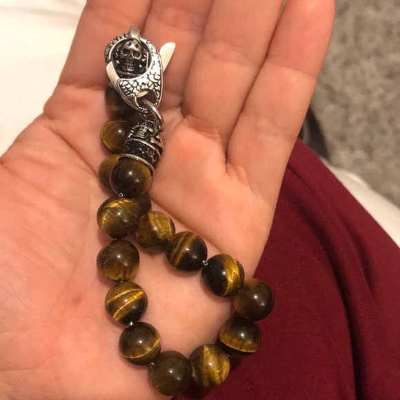 Eye of the tiger bracelet BLESSED FOR ABUNDANCE - Picture 3 of 5